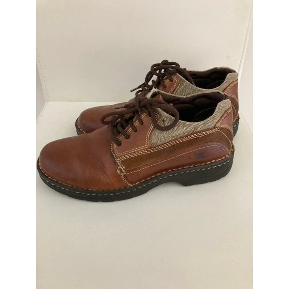 Ariat Linden 4LR Brown Leather Lace Up Womens Shoes 7.5 Discontinued Style